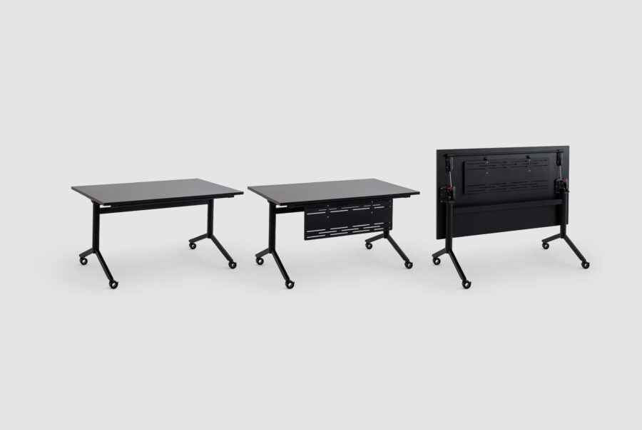 Klapptisch Serie B2, Breite 100-180cm, Tiefe 70-90cm