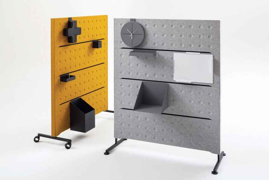 Stellwand auf Rollen Plus-Serie