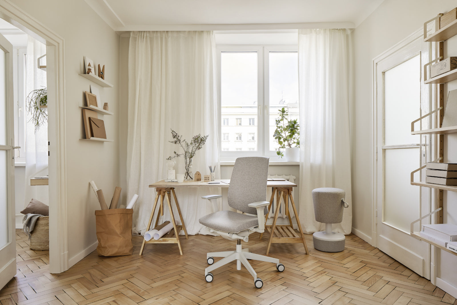 Ergonomischer Büro Drehstuhl Light-up