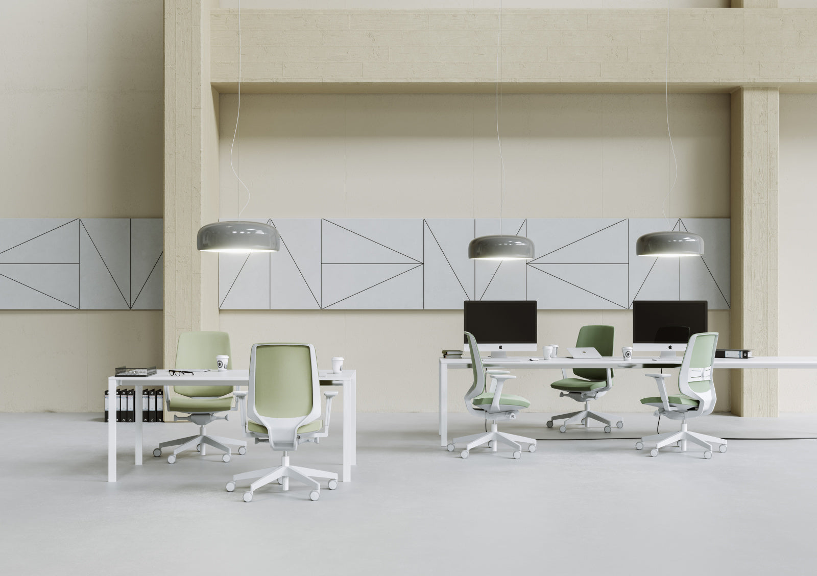 Ergonomischer Büro Drehstuhl Light-up