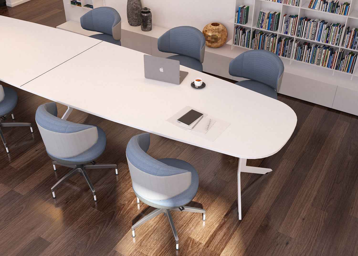 Konferenztisch AXY 2.Platten, Breite zwischen 280-480cm, Tiefe zwischen 80-140cm