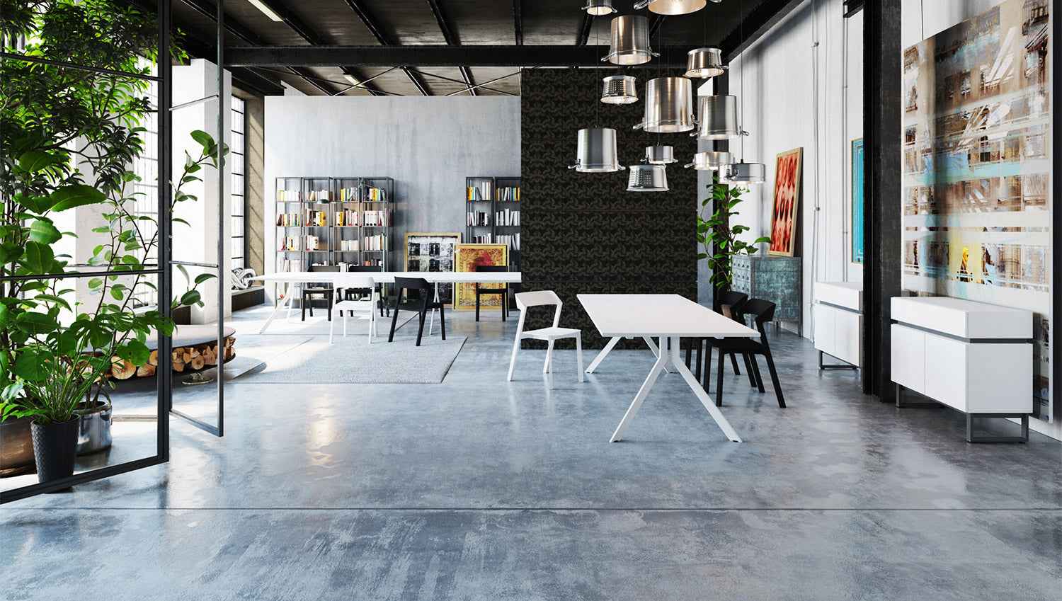 Konferenztisch AXY 1.Platte, Breite zwischen 160-240cm, Tiefe 80-140cm