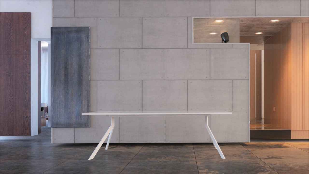 Konferenztisch AXY 1.Platte, Breite zwischen 160-240cm, Tiefe 80-140cm