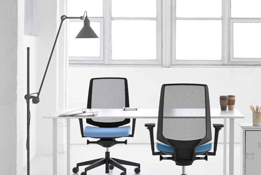 Ergonomischer Büro Drehstuhl Light-up - Netz