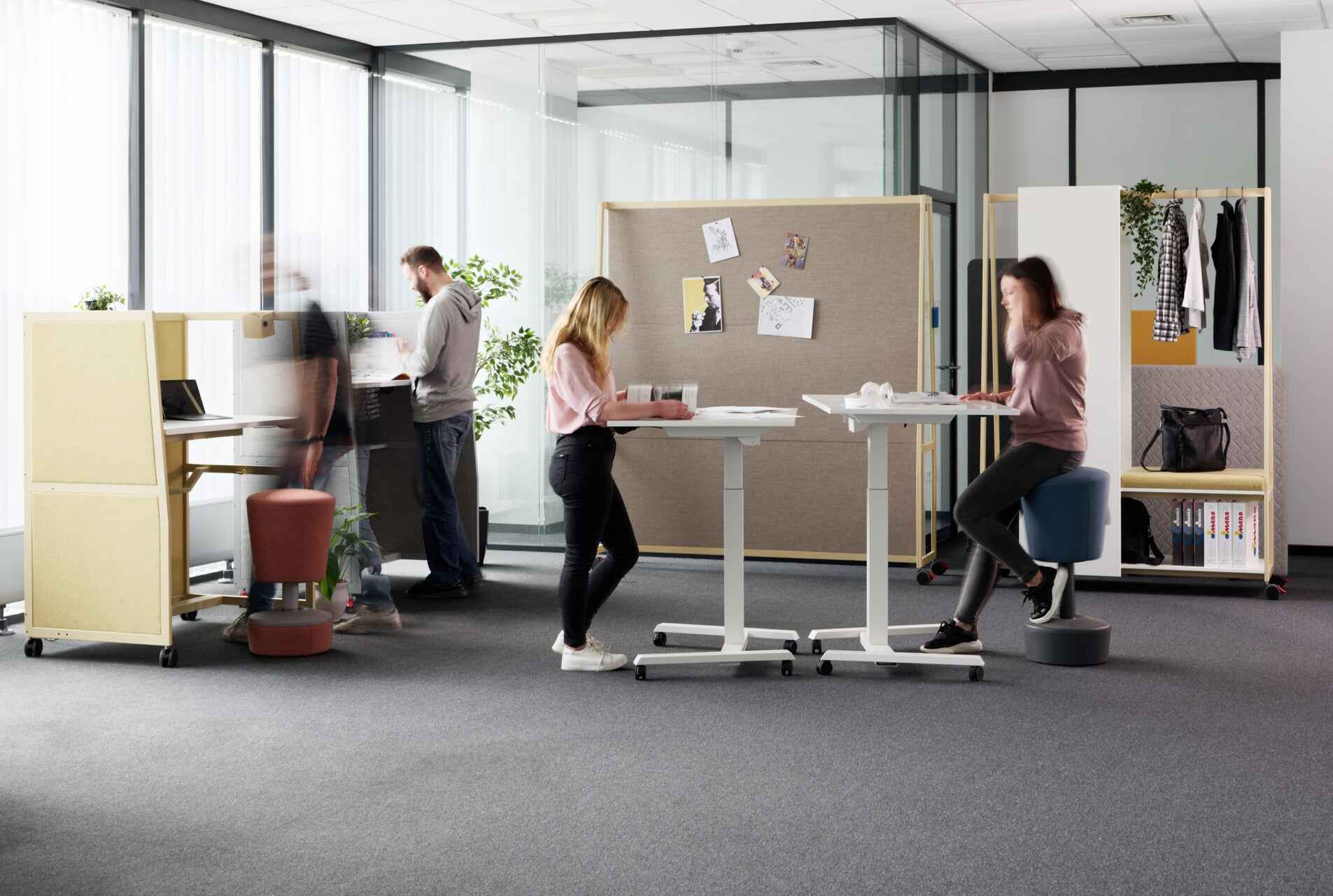 Höhenverstellbarer Multifunktionaler Home Office Schreibtisch VARIANT Tischplatte klappbar