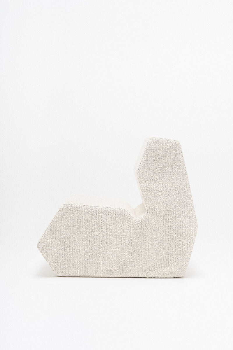 Sitzhocker Shape mit Rückenlehne