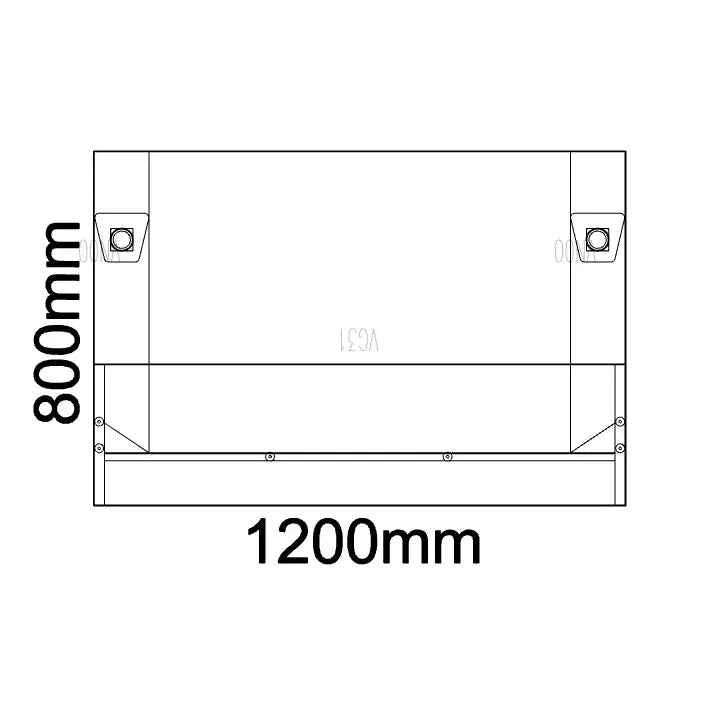Empfangstheke AS-Basic in Weiß | Graphit – 120 cm breit