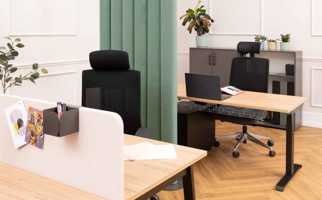 Elektrisch Höhenverstellbarer Schreibtisch Op-Lite Breite 180 cm